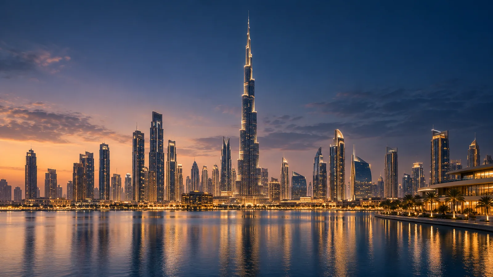Cinematic illustration inspired by Dubai, United Arab Emirates